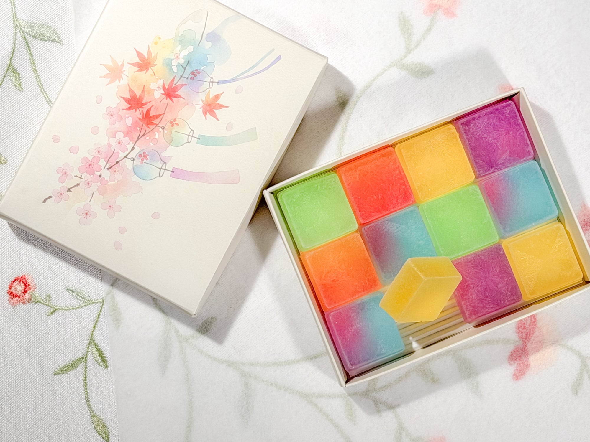 Mosaic Box of Fruity Crystal Candy Tiles