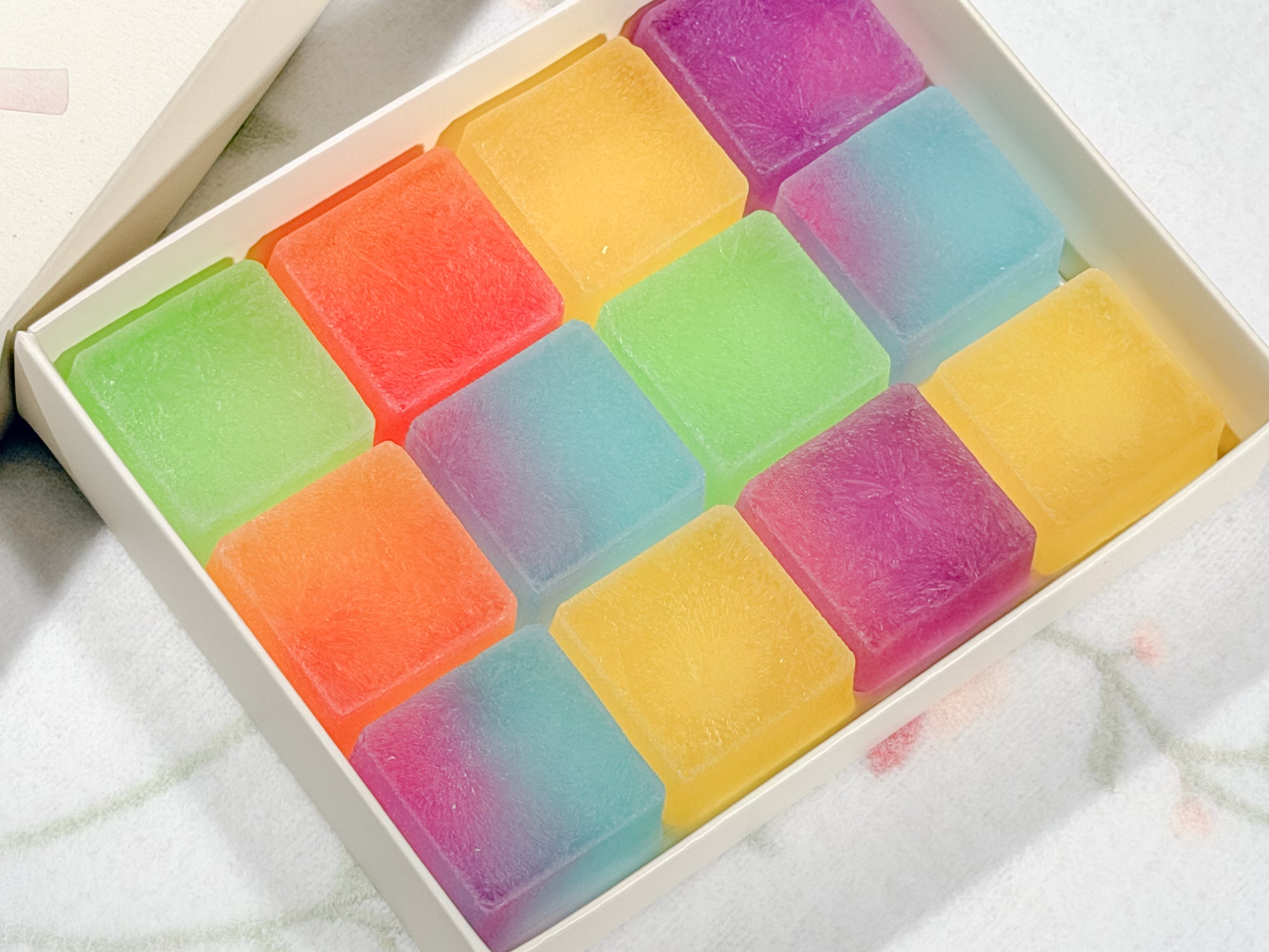 Mosaic Box of Fruity Crystal Candy Tiles