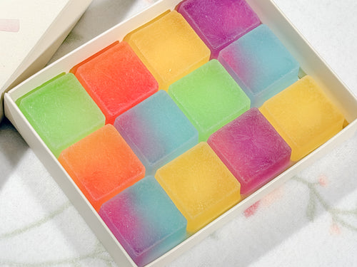 Mosaic Box of Fruity Crystal Candy Tiles