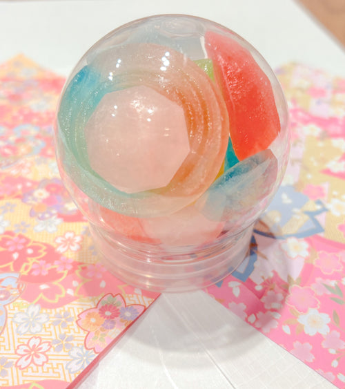 2 x Crystal Candy Globes