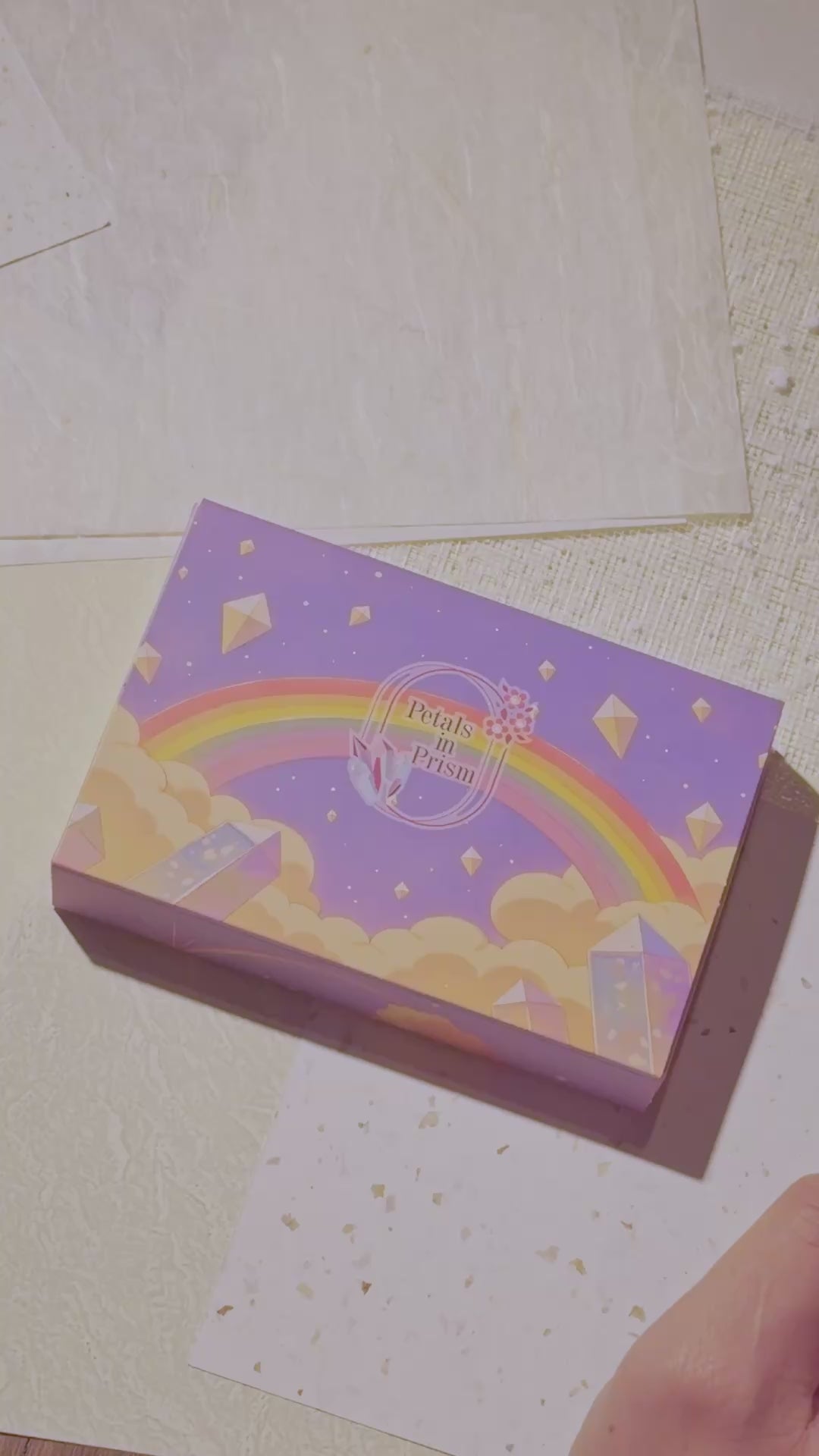 Rainbow Crystal Candy Box, set of two